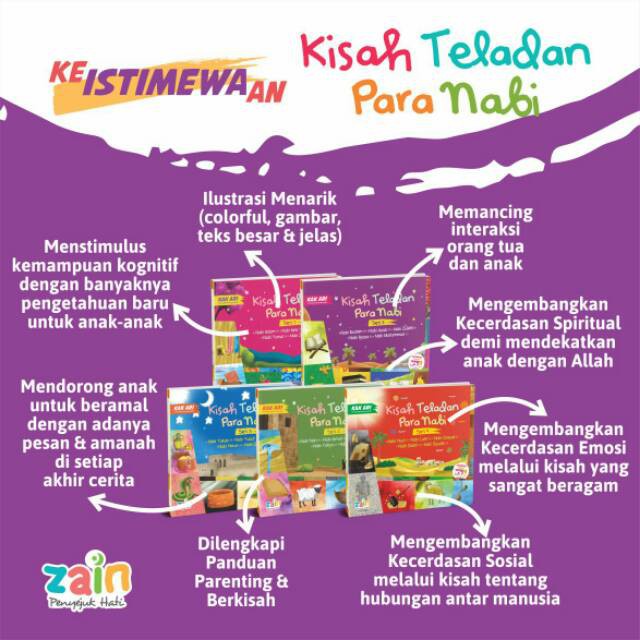 Kisah Teladan Para Nabi - 5 BUKU +BONUS DVD – Penerbit ZAIN