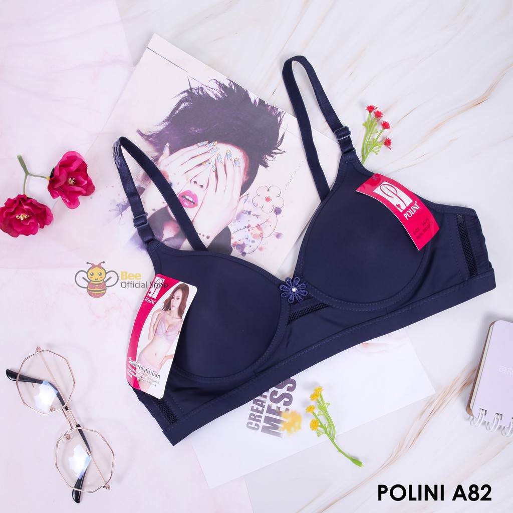 BEE - Bra Push Up Premium Polini Bh Tanpa Kawat A82