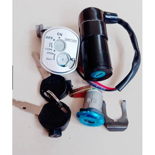 Kunci kontak plus kunci jok supra x 125 karbu - supra x 125 lama