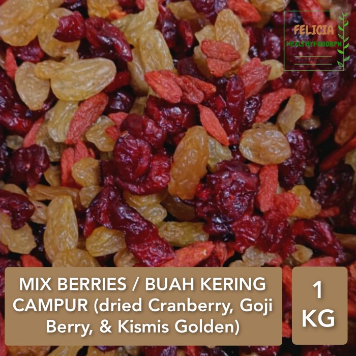 

Buah Kering - Mix Berries - Mix Dried Berries - Buah Kering Campur Balikpapan - 1 Kg