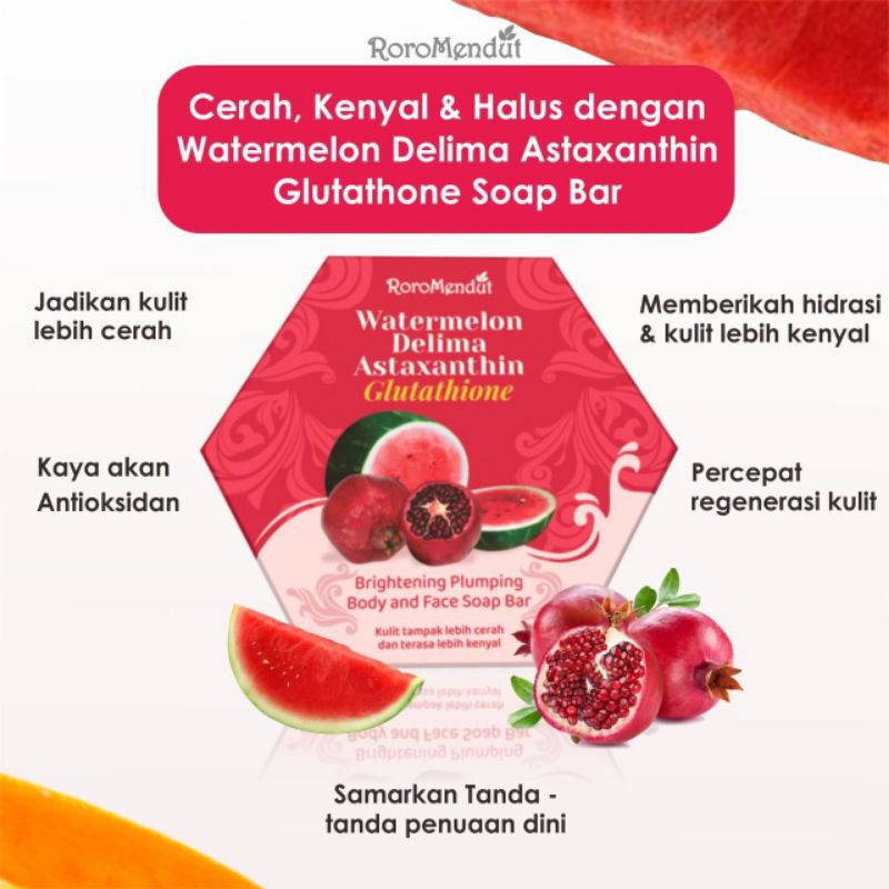 Sabun kojic Watermellon Delima Glutathione