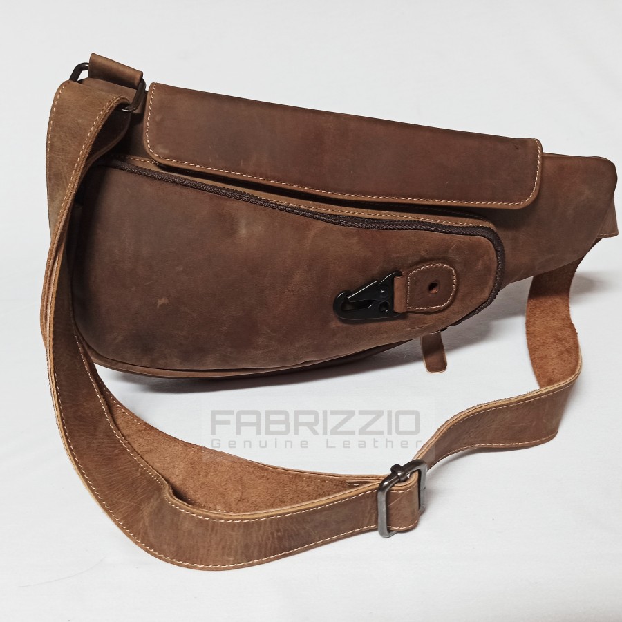 Waistbag Kulit Asli Crazy Horse