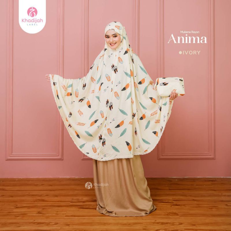 Mukena Dewasa Anima 2 in 1 KhadijahLabel / Mukena Dewasa Anima semi jumbo L