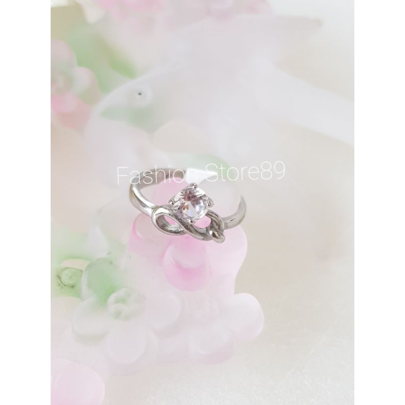 New cincin Titanium emas pertama putih fashion cincin replica emas titanium impor Antikarat