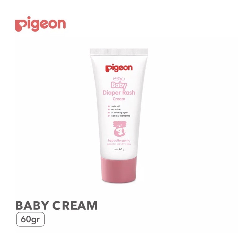 Pigeon baby diaper rush cream 60 ml shampo &amp; lotion rambut bayi