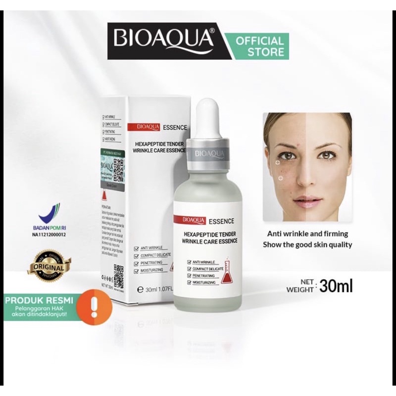 Bioaqua Esence Niacinamide/Natural skin/Hyaluronic/Hexapeptide