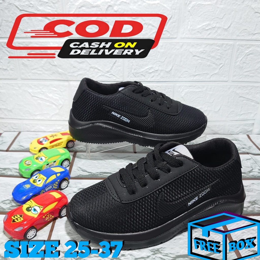 SEPATU ANAK SEKOLAH SD HITAM POLOS1.2.3.4.5.6 ADS TERLARIS