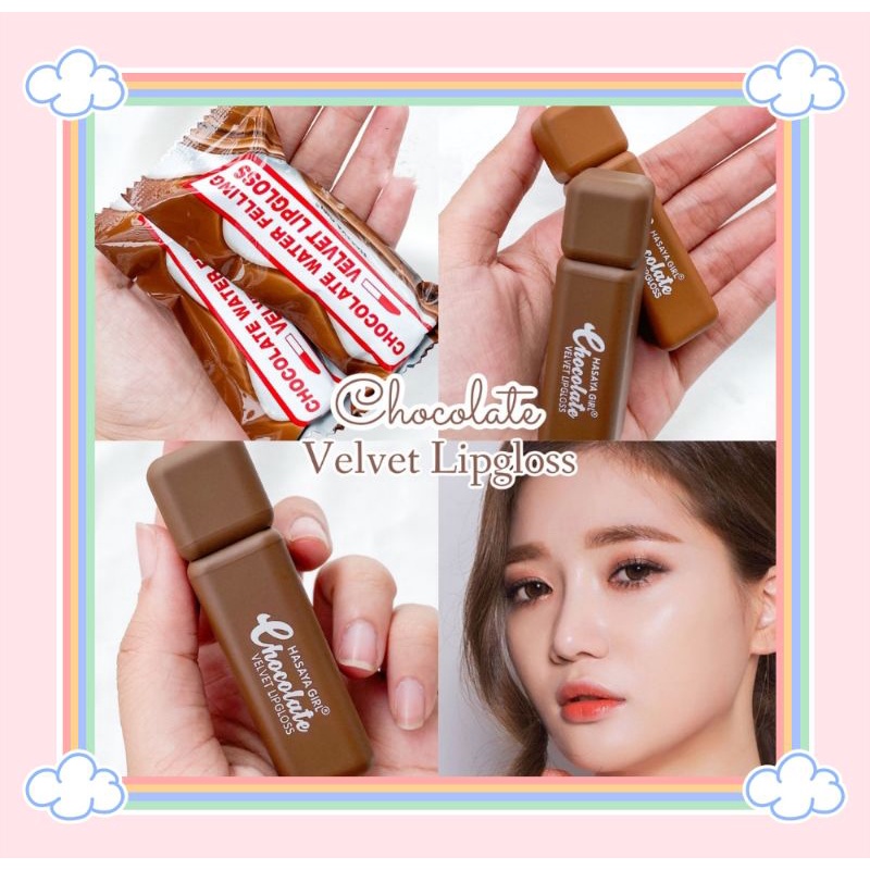 PROMO ECER!!!LIP GLOSS/LIP TINT CHOCOLATE HASAYA GIRL JH-3732/HH1062