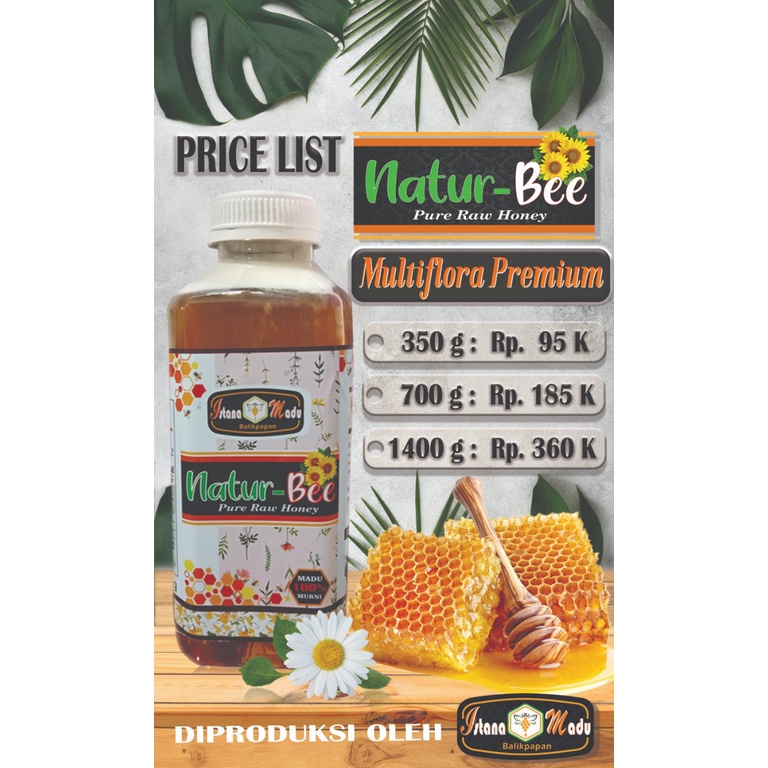 

Madu Murni Natur Bee Madu Multiflora Premium Murni 100%