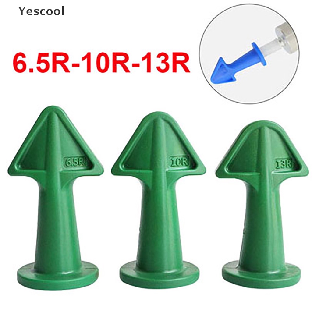 Yescool 3Pcs Nozzle Aplikator Dempul Bahan Silikon