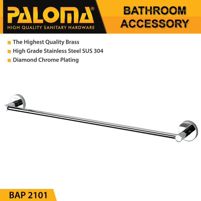 PALOMA BAP 2101 Rak Handuk Baju Gantungan Hanger Dinding Kamar Mandi