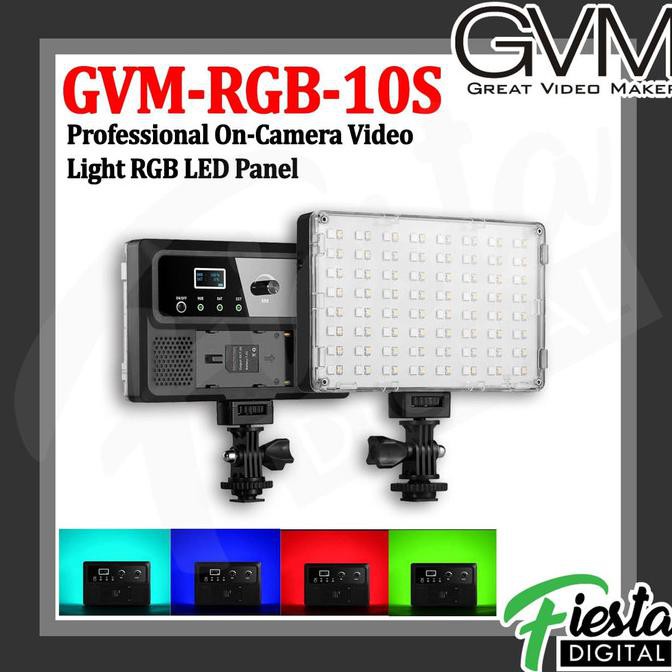 Jual GVM GVMRGB10S Professional On Camera RGB LED Video Light Panel