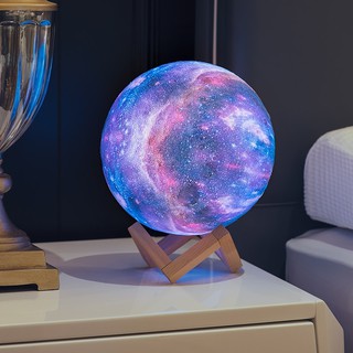 3D Printed Moon Lamp Lampu Bulan Galaxy Tidur Hias Dinding Kamar