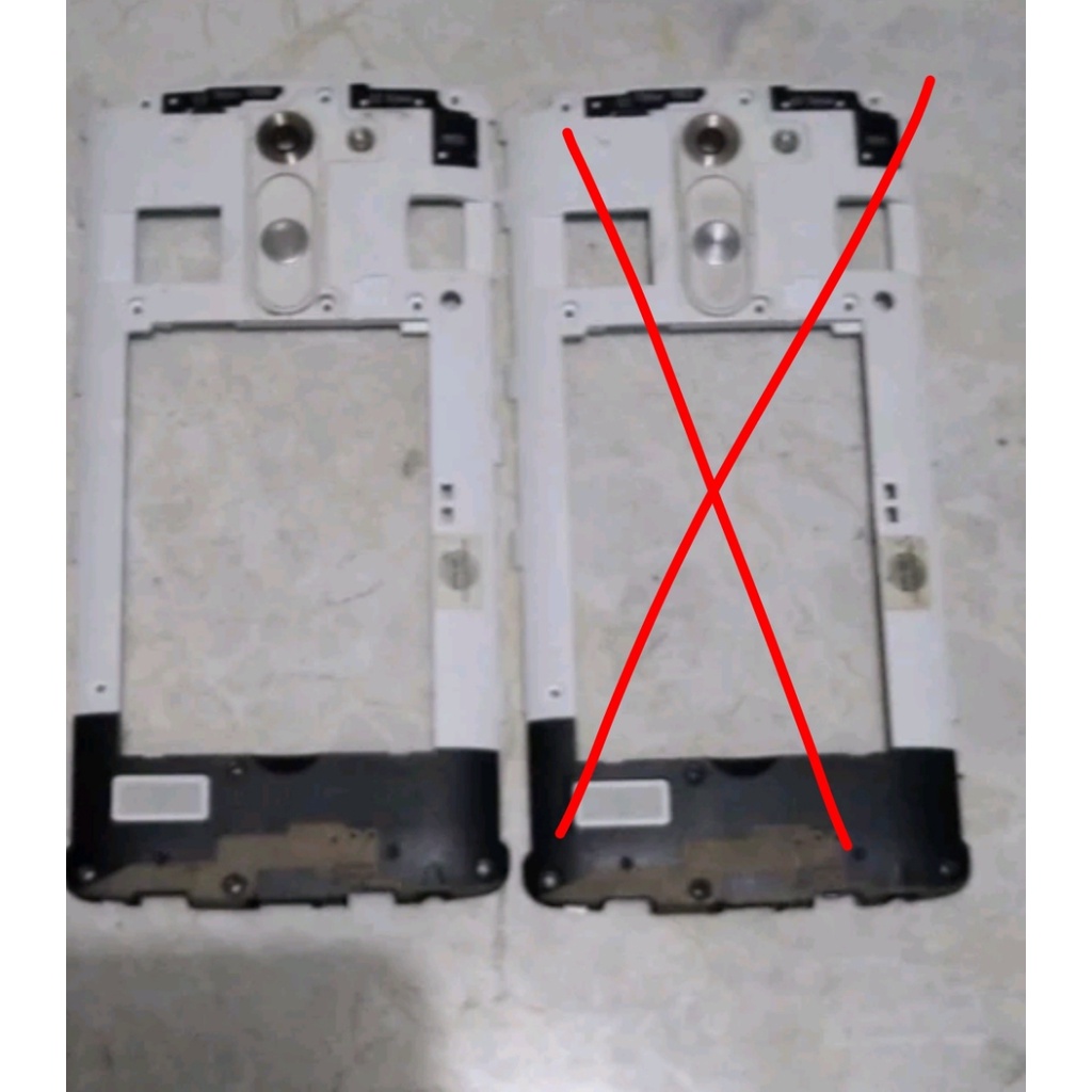 Tulang tutup mesin ori copotan LG G3 stylus D690 warna PUTIH