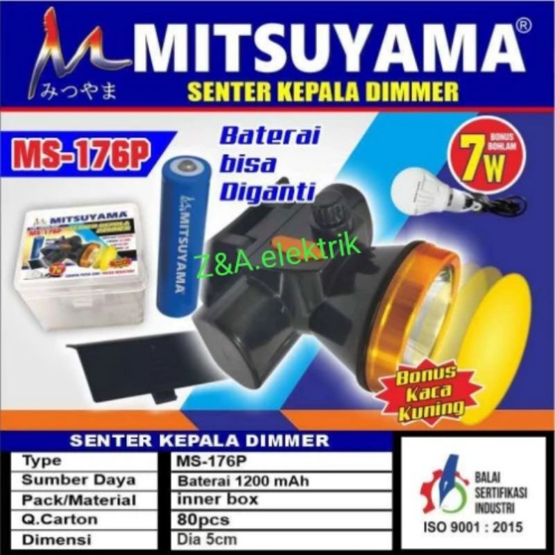 Senter Kepala Dimmer MS-176P MITSUYAMA