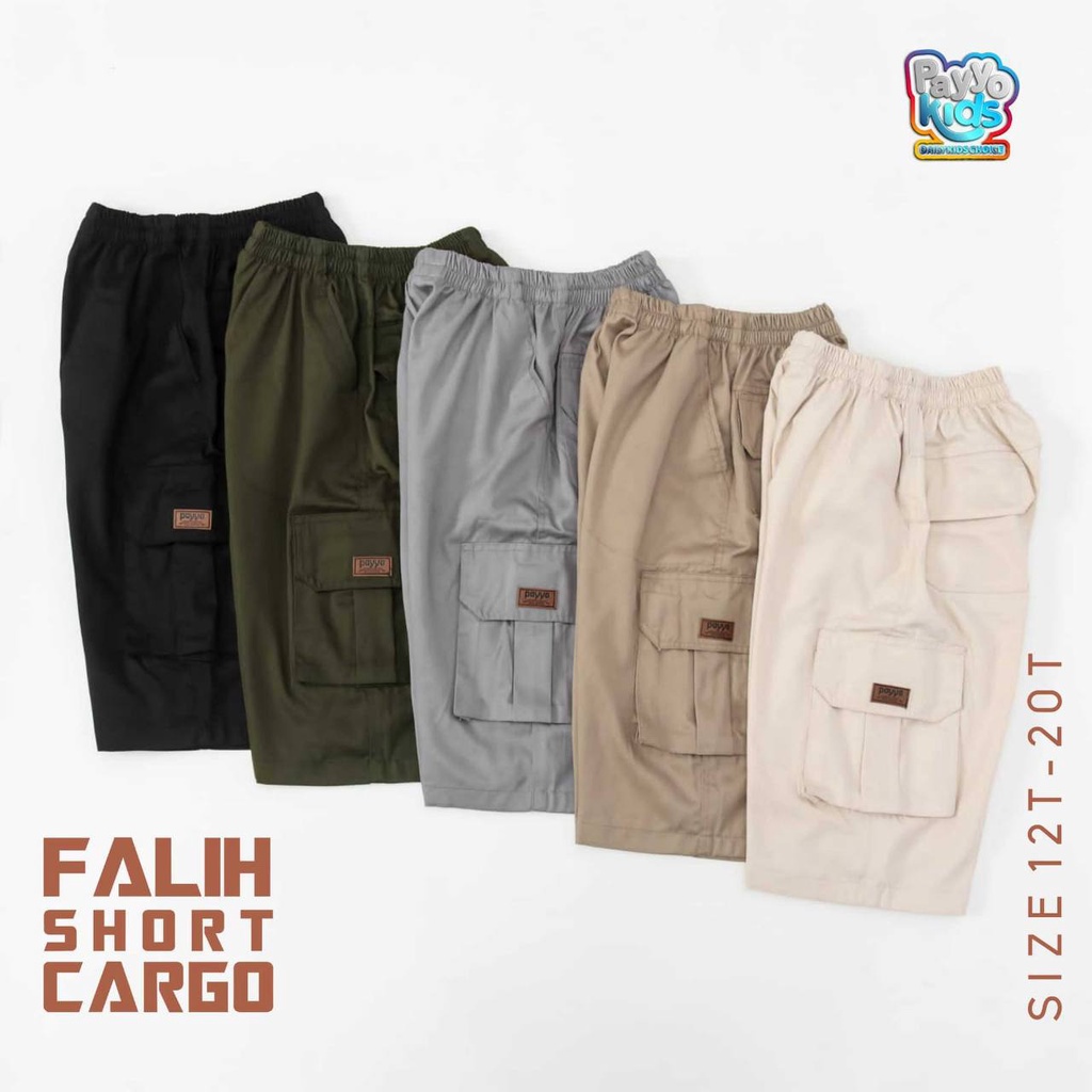 Celana Cowok Falih Cargo Shortpant By Payyo