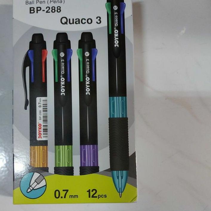 

Berkualitas pen joyko 4 warna bp -288. harga tertera lusinan 40000 isi 12pcs !