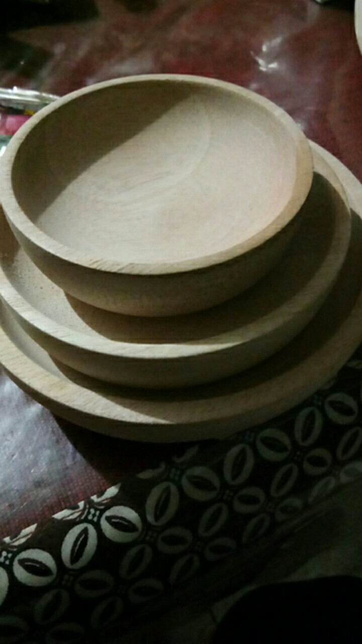 Cobek Kayu / Wadah Sambal / Tempat Sambal /saus /kecap /bumbu Dari Kayu Diameter 8cm, 10cm, 12cm