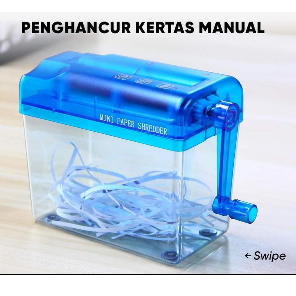 

ikd-12 Penghancur kertas Manual Hand Paper shredder CD Card y3319 .,