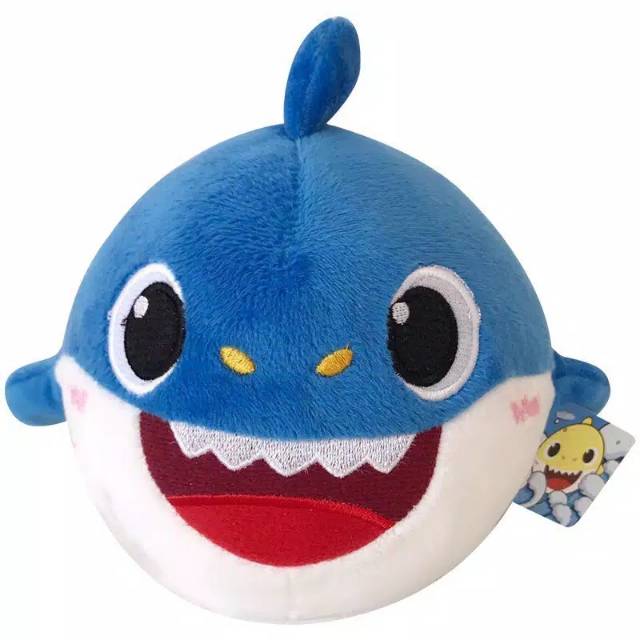 Mainan Anak Boneka Baby shark Bisa Menari Menyanyi Tiru Suara Dan LED Meyala Lampu