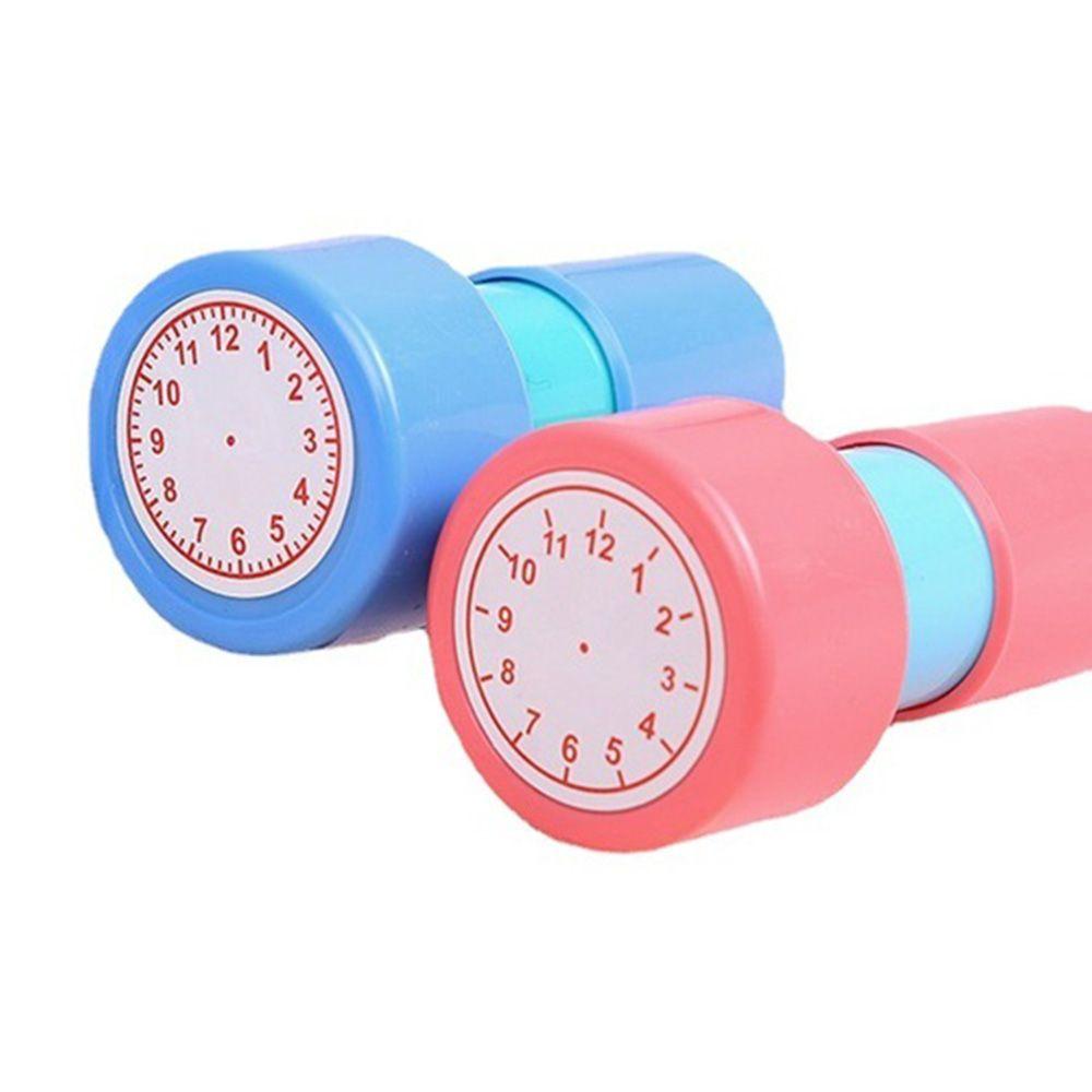 Hadiah Stempel Jam Nanas Stempel Mainan Anak Mengajar Segel Clock Dial