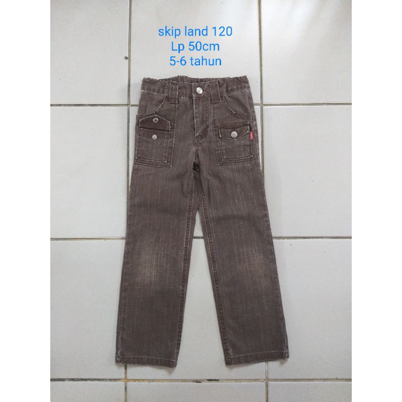 preloved celana jeans anak size 120 PL bekas second cewek cowok
