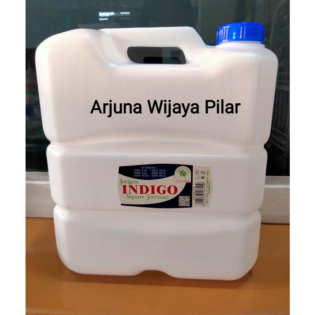 Jerigen / Drigen Segi Indigo 10 Liter 0310 Green Leaf +Bubblewrap