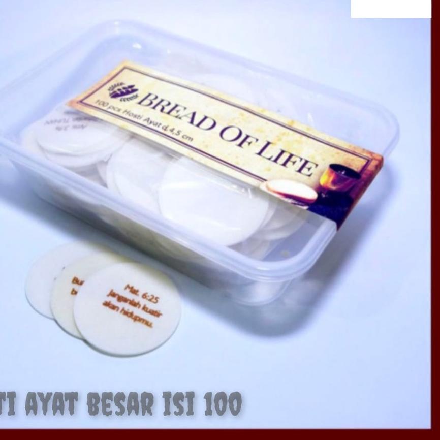 

TOP PRODUK Hosti Ayat Perjamuan Diameter 5cm Isi 100 D0S**