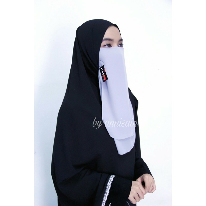 Unik Cadar Husna Purdah 2 layer Polos Murah