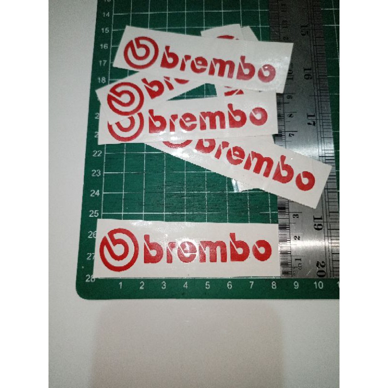 Stiker Brembo cutting sticker