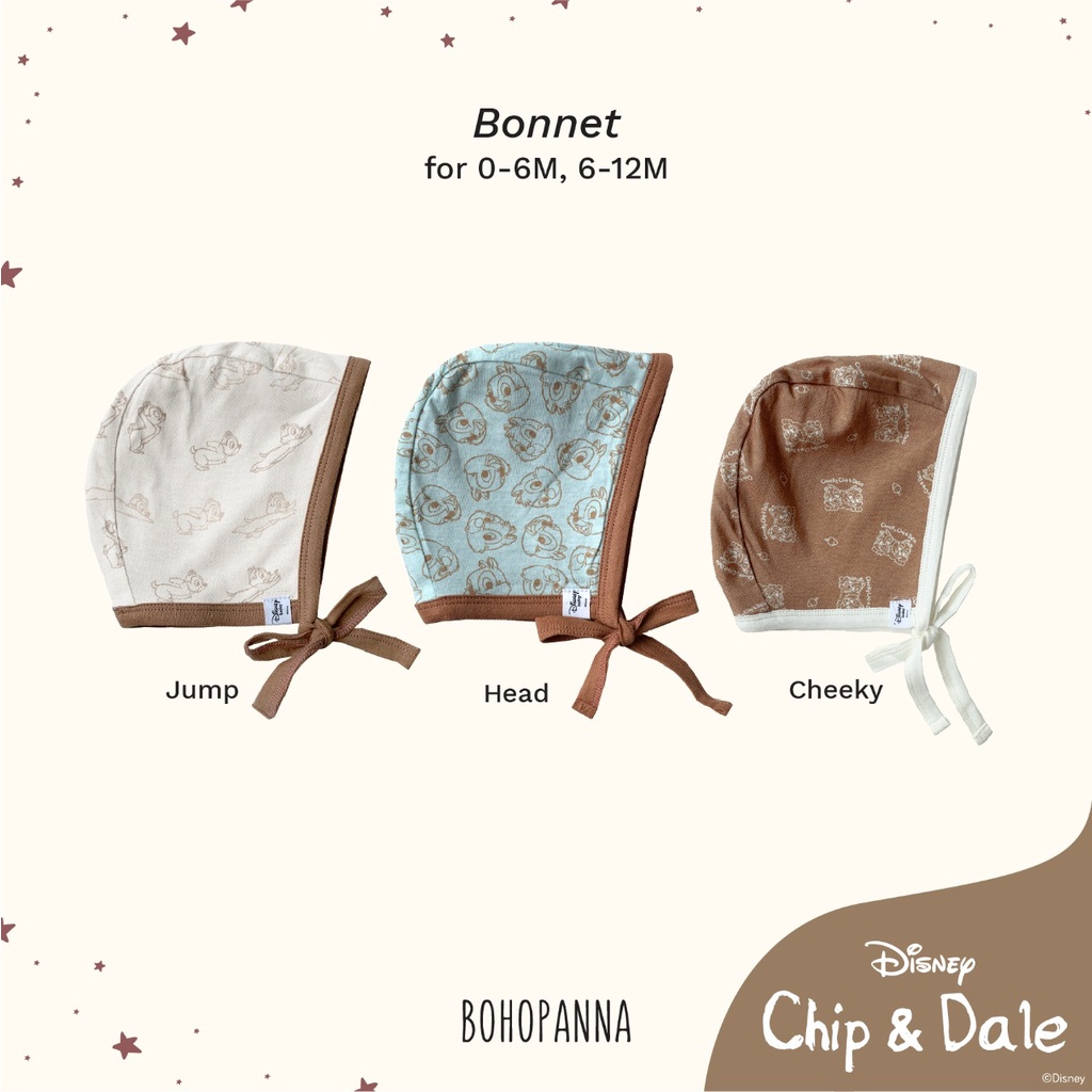 BOHOPANNA - BONET UNISEX MOTIF / BONET UNISEX PRINT (TOPI BAYI)