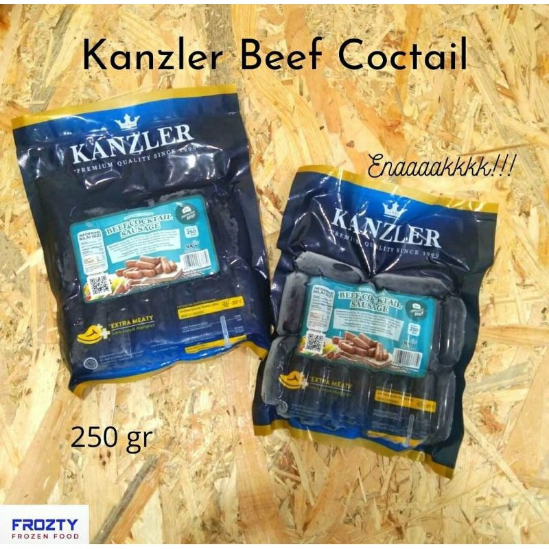 Kanzler Sosis Beef Cocktail 250 gram ( PROMO )