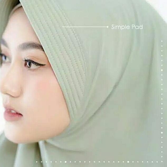 ✴ Kerudung Instan/Jilbab Bergo Mayam SIMPLE PAD JUMBO L (TANPA TALI) Ω