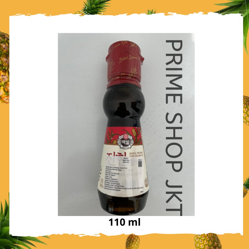 

Cj Beksul Minyak Wijen 110 ml Sesame Oil Premium Korea Chagirem Korea