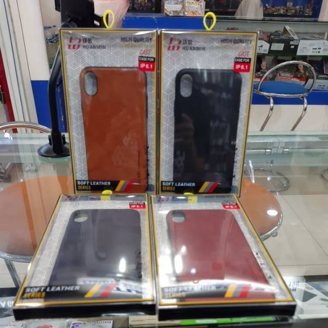 Softcase Leather case Huanmin Iphone XR