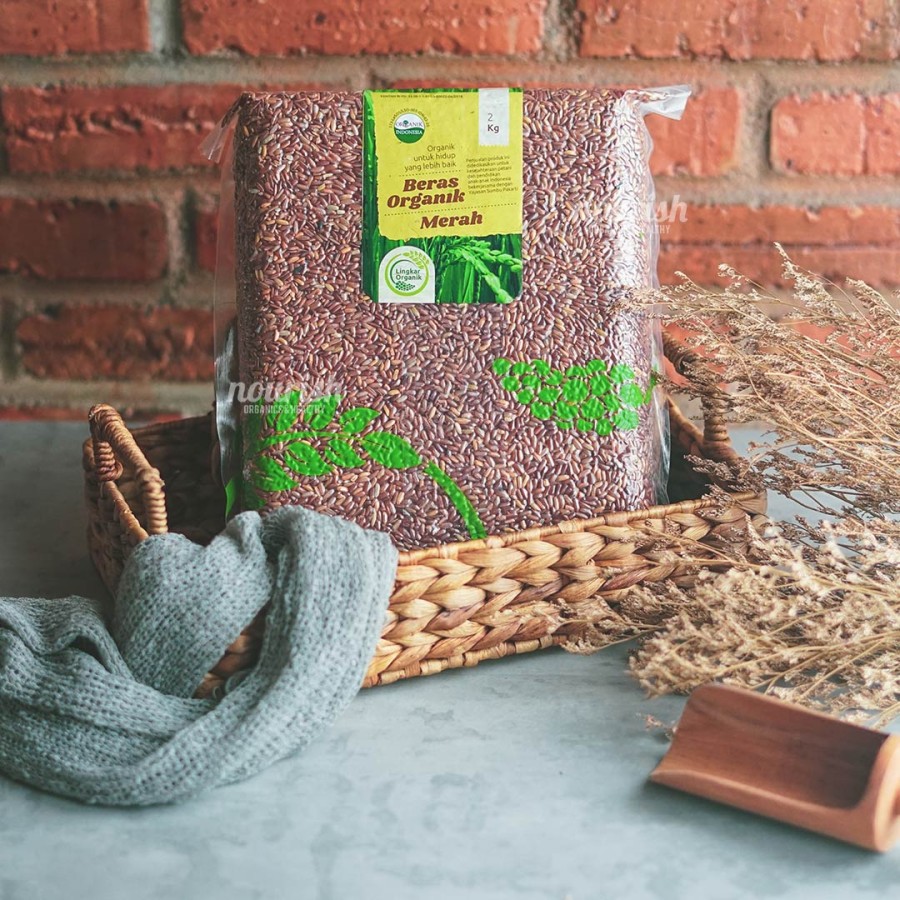 Lingkar Organik, Beras Merah Organik (Organic Red Rice) 2 kg