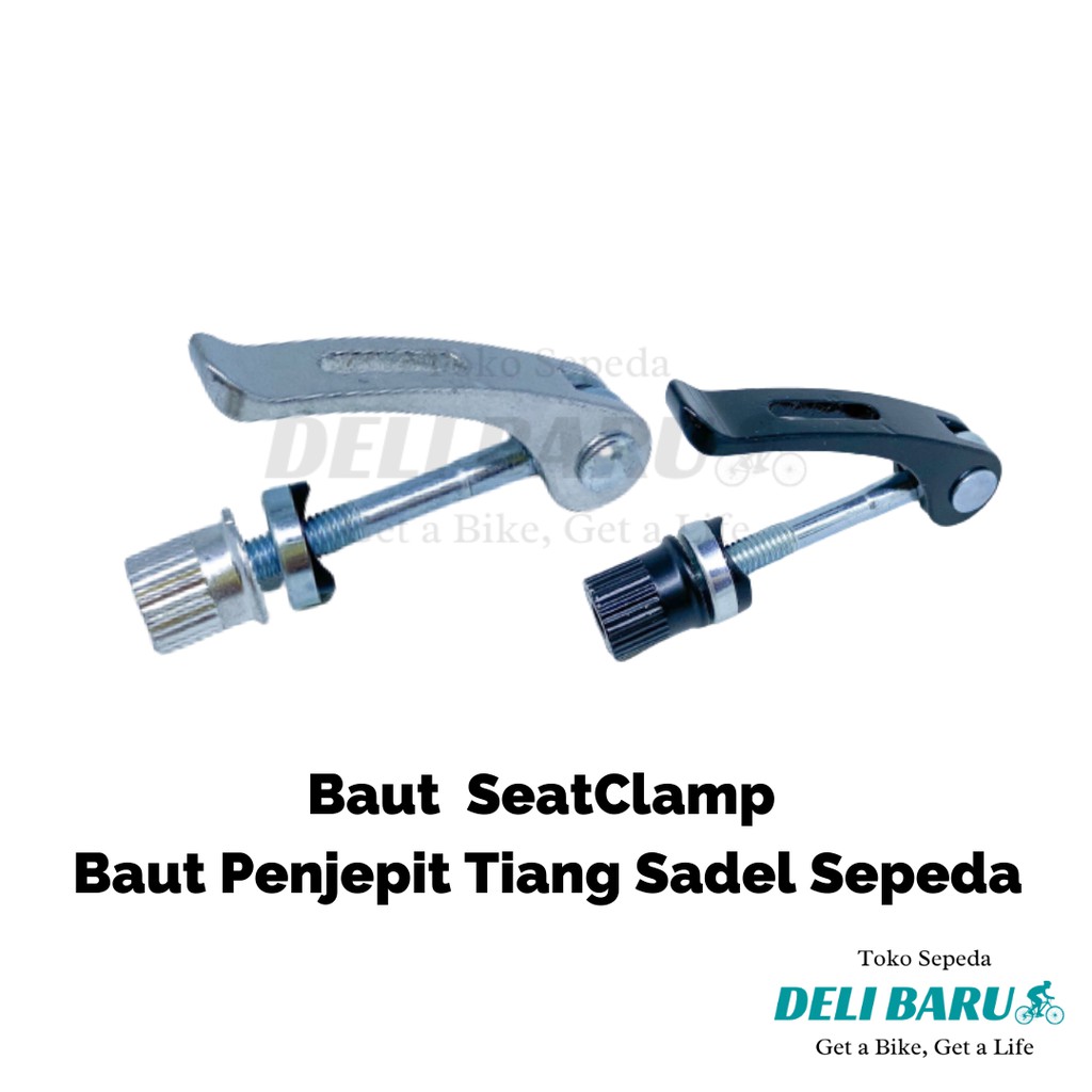 Baut Seat clamp/klem tiang sadel/klem batang/baut putar kunci tiang sadel sepeda