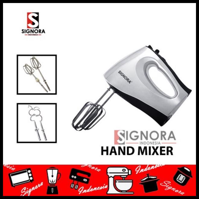 Terbatas Hand Mixer Signora / Hand Mixer Silver Signora Plus Hadiah Langsung