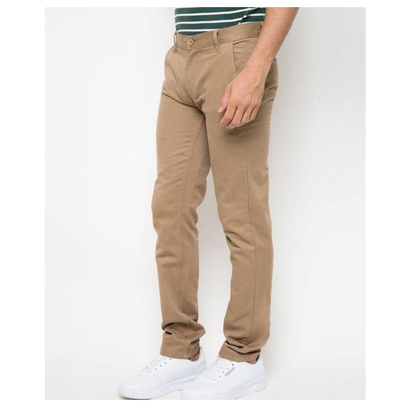 celana Chino panjang pria slimfit full acc terbaru