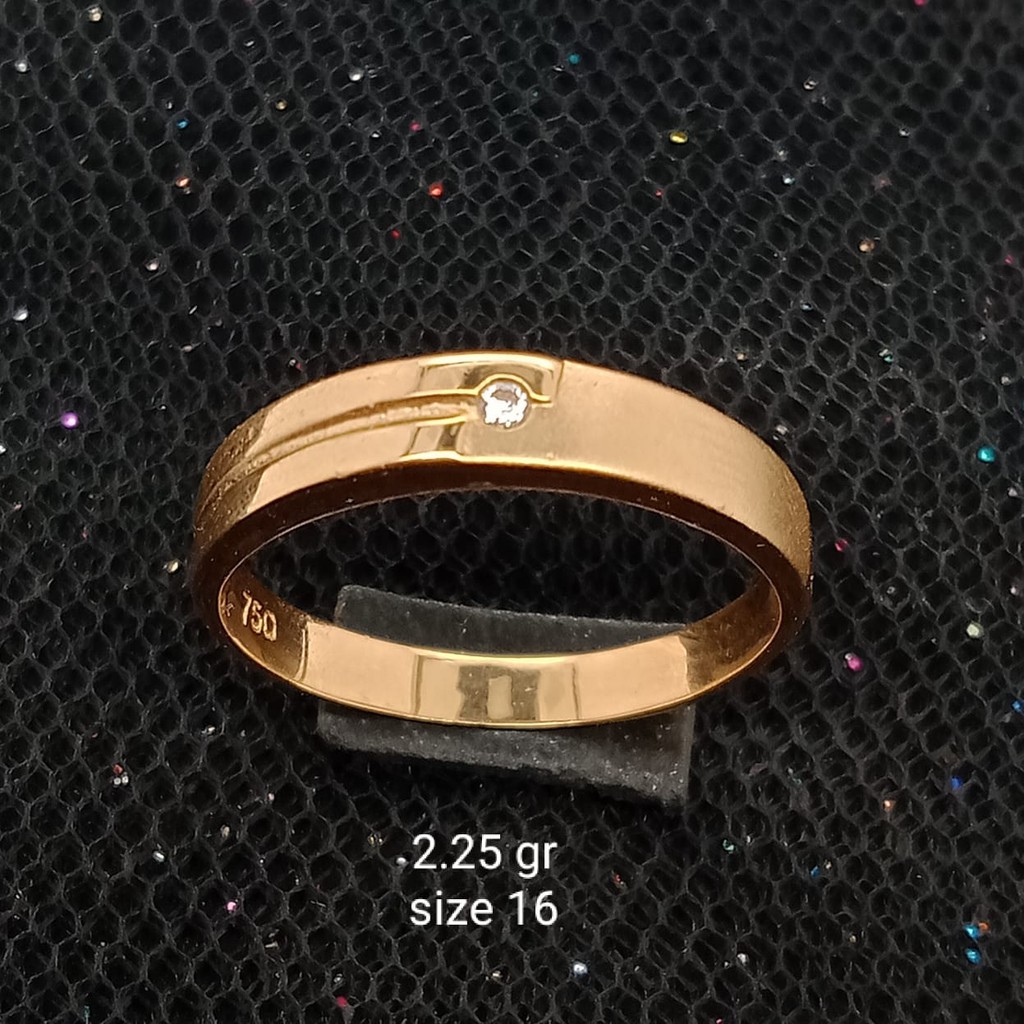 Cincin Emas 17K - 2.25 gr Kadar 750 - 1117