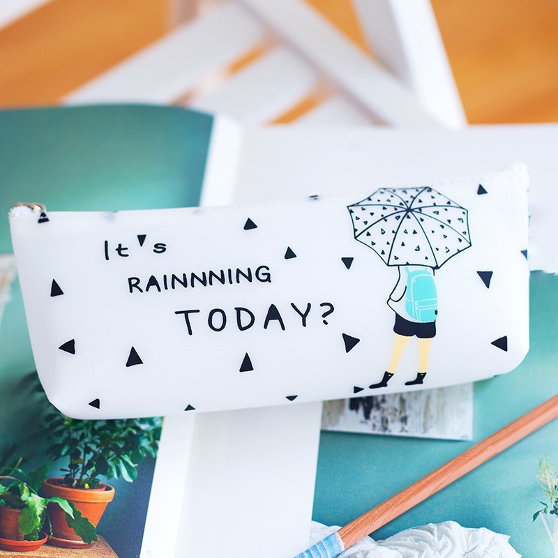 

Ennwen TP0079 Tempat Pensil Umbrella Girl Tempat Kosmetik Pouch