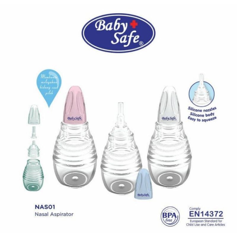 Baby Safe Nasal Aspirator NAS01 sedot ingus lendir bayi babysafe