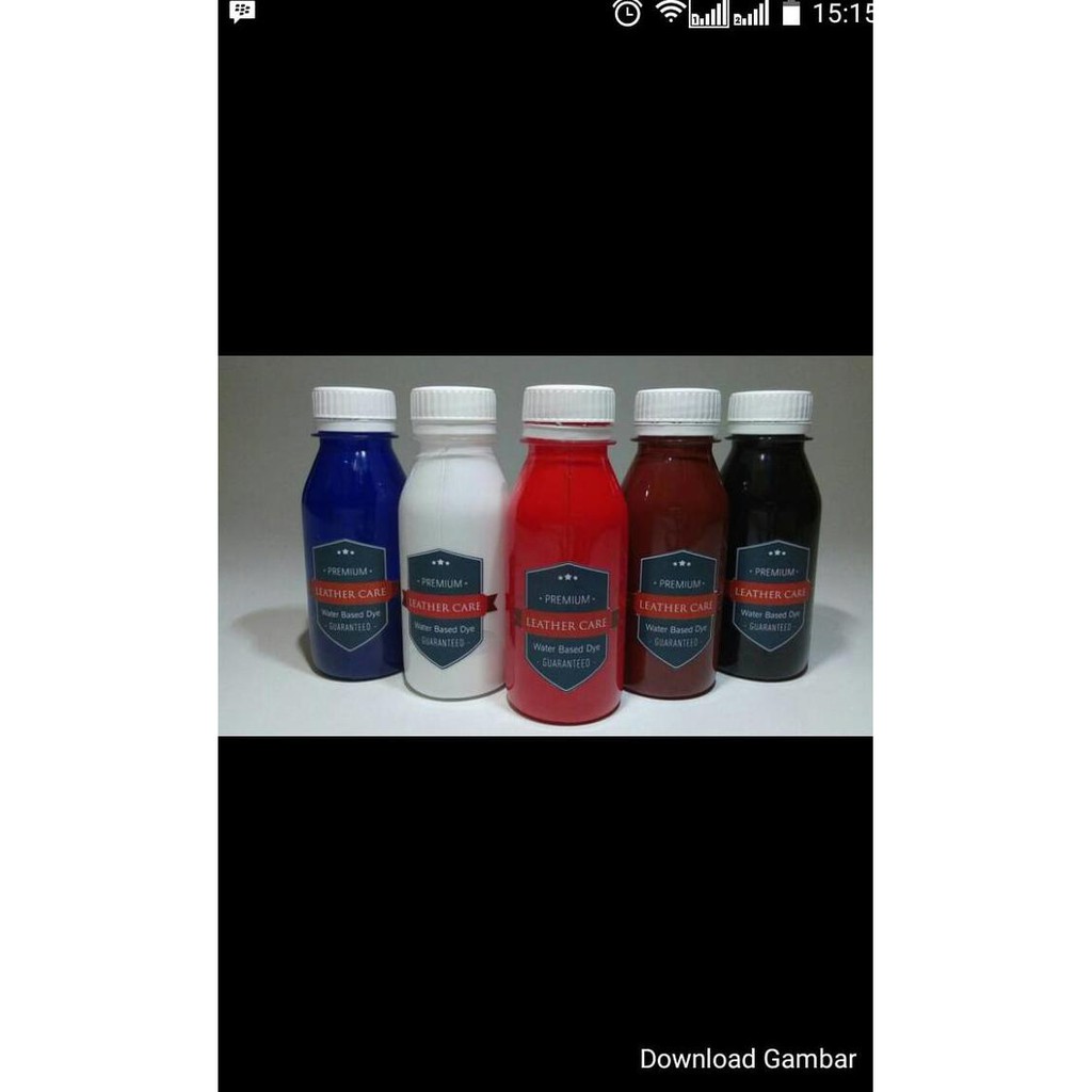 

OBRAL cat kulit leather paint untuk sepatu tas jaket gratis kuas kecil Termurah