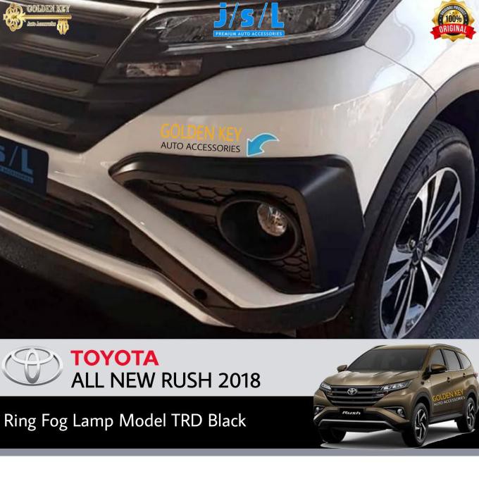 Toyota All New Rush 2018 Ring Fog Lamp/Cover Fog Lamp Model TRD Black
