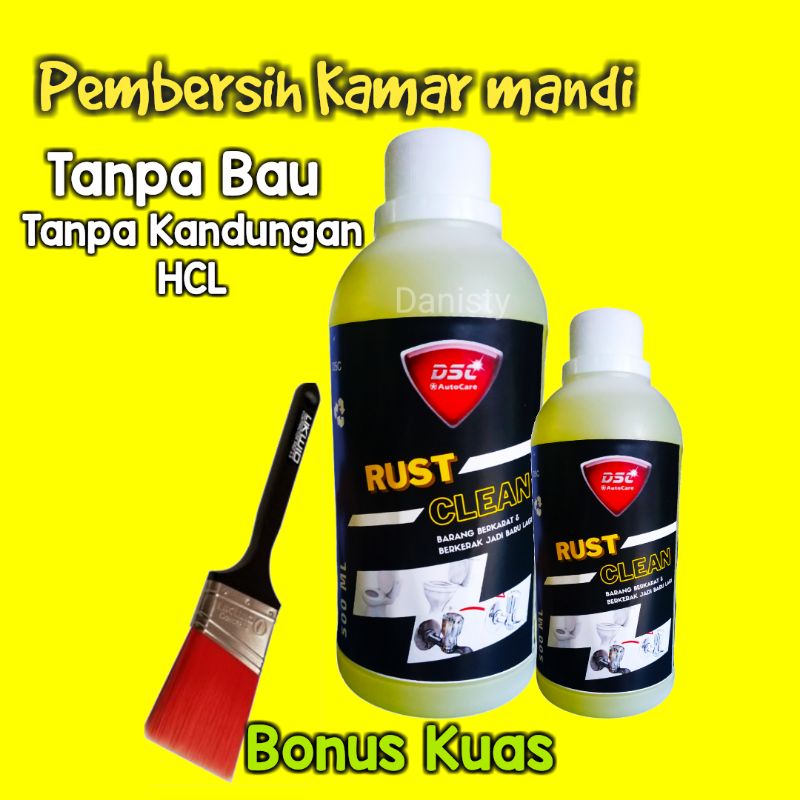 Pembersih karat dan kerak kamar mandi Rust clean /toilet/porselin/sower/kloset/badtaf/wastafel/kerak karat