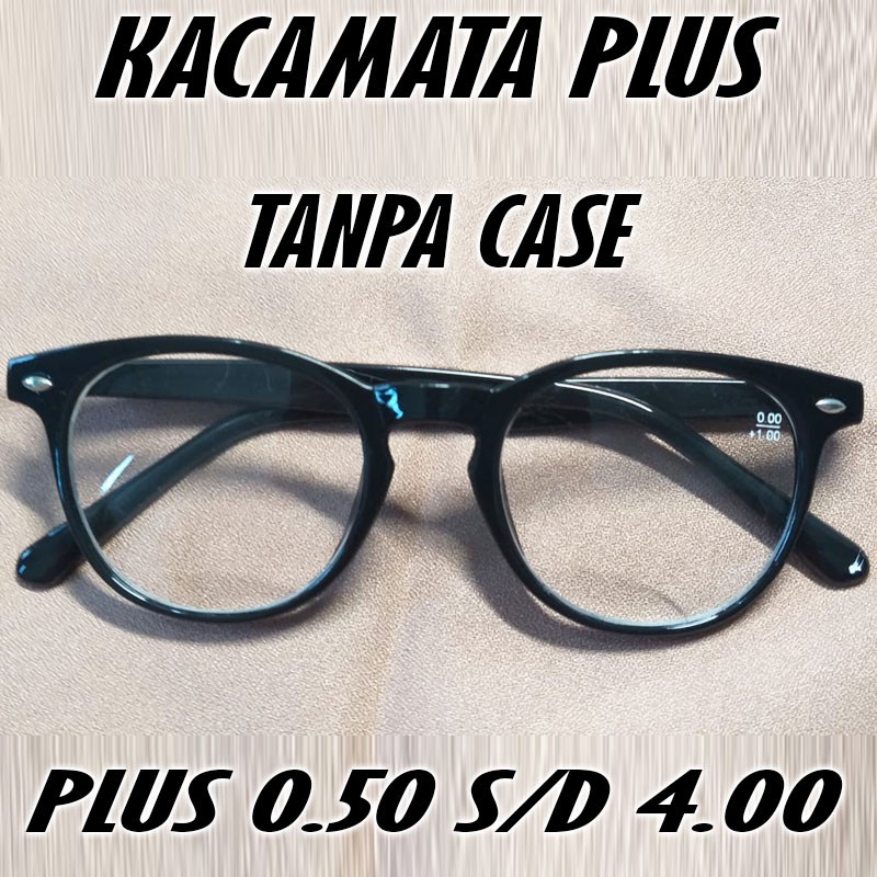 Kacamata Baca Plus 2FUNGSI PROGRESIF DOMINO 50 s/d 400 / UNISEX / PRIA &amp; WANITA