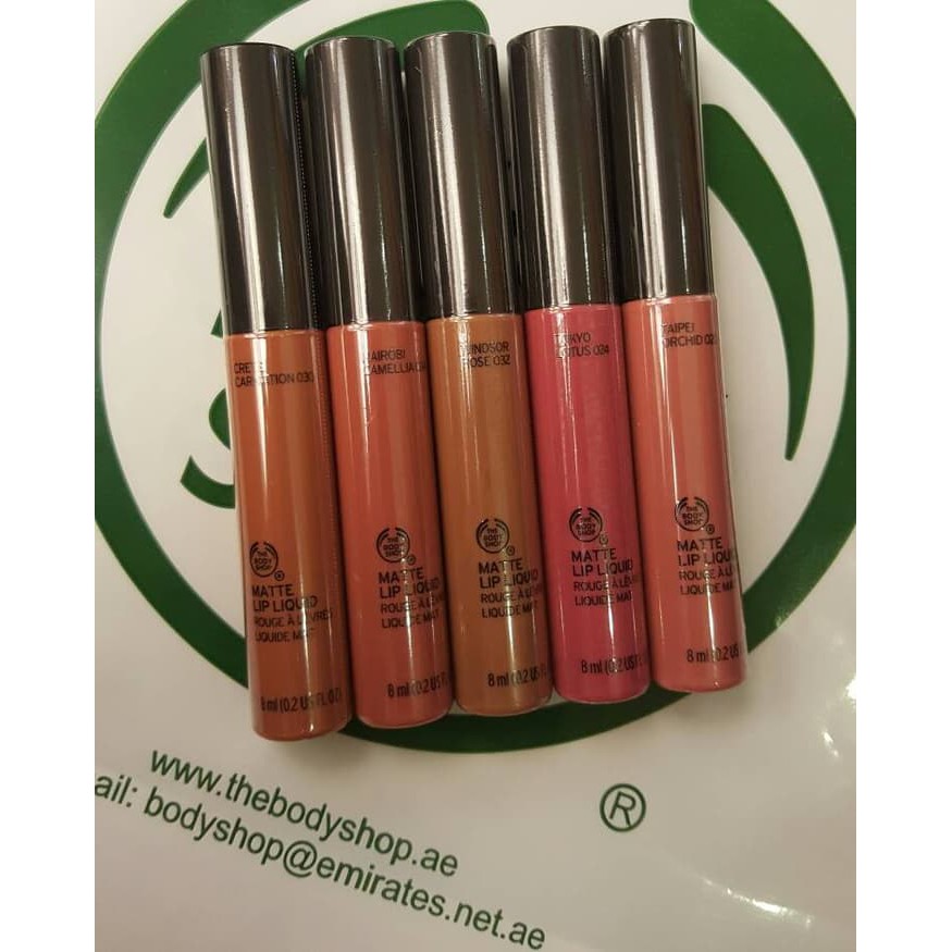 New The Body Shop Matte Lip Liquid 98870