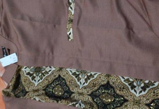 Gamis Remaja Couple Pasangan Gamis Lamaran Motif Batik Kombinasi Balotelli Premium Gamis Syar I