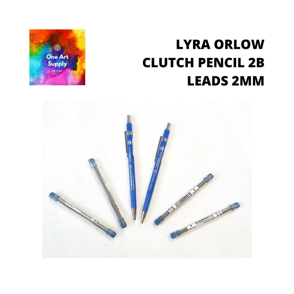

Lyra Orlow Clutch Pencil dengan lead 2B ukuran 2mm