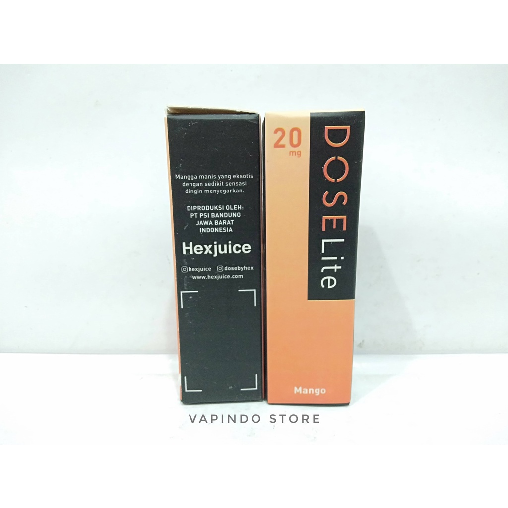 SALT DOSE LITE SERIES MANGO 15ML NIC 20MG BY HEX